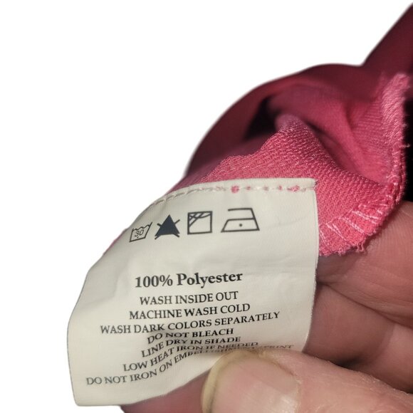 Fig Womens Tunic‎ Top S Pink 3/4 Sleeve Lightweight 100% Polyester - Picture 3 of 7